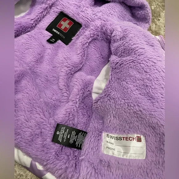 Swiss Tech Baby/Toddler Girls' Heavyweight Puffer Jacket - Picture 3 of 4